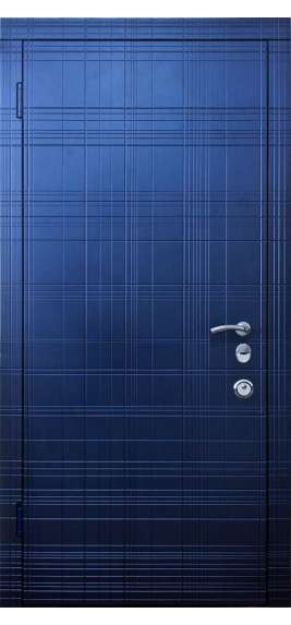 БРОНЕДВЕРІ Вхідні двері МОДЕЛЬ ГРАФФІТІ СИНЯ A14.3